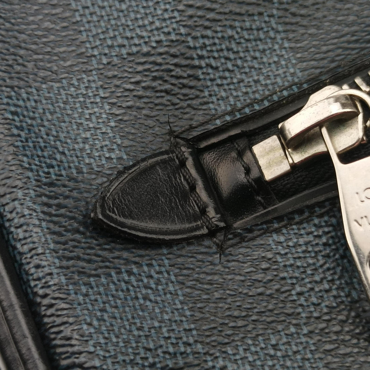 Porte-Documents Business Cobalt×Noir Damier canvas N41347 FL0164ポルトドキュマン ビジネス コバルト×ノワール ダミエ キャンバス N41347 FL0164