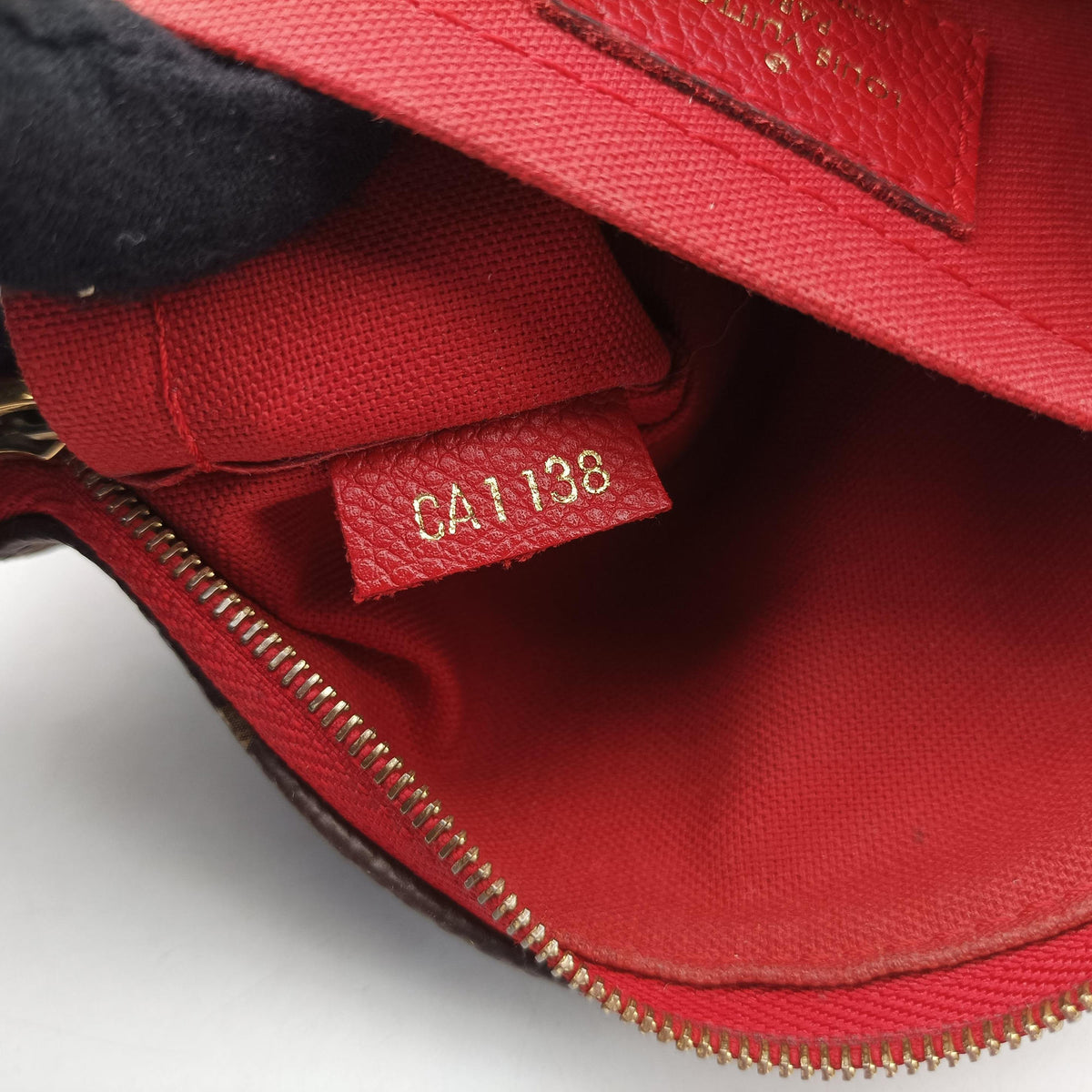 PALLAS Clutch brown×CERISE Monogram Canvas×calf leather M41638 CA1138パラス クラッチ モノグラム/ブラウン×スリーズ モノグラムキャンバス×カーフレザー M41638 CA1138