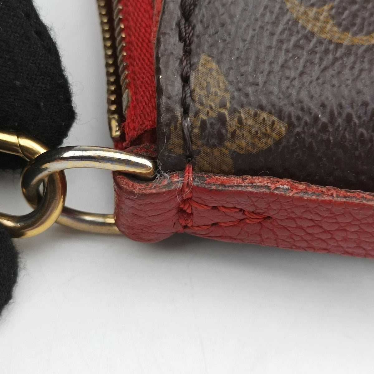 PALLAS Clutch brown×CERISE Monogram Canvas×calf leather M41638 CA1138パラス クラッチ モノグラム/ブラウン×スリーズ モノグラムキャンバス×カーフレザー M41638 CA1138