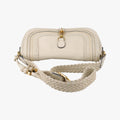 Pre-owned Gucci Tassel Handmade Medium Flap White Leather 263954 shoulderbag | stylenewstar