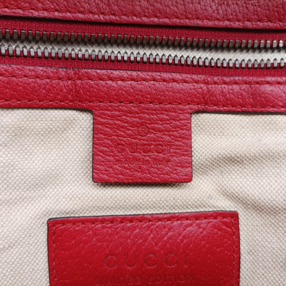 Pre-owned Gucci GG Supreme Bosco dog print beige×Multicolour PVC coated canvas×Leather 495621 backpack/rucksack | stylenewstar
