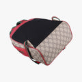 Pre-owned Gucci GG Supreme Bosco dog print beige×Multicolour PVC coated canvas×Leather 495621 backpack/rucksack | stylenewstar