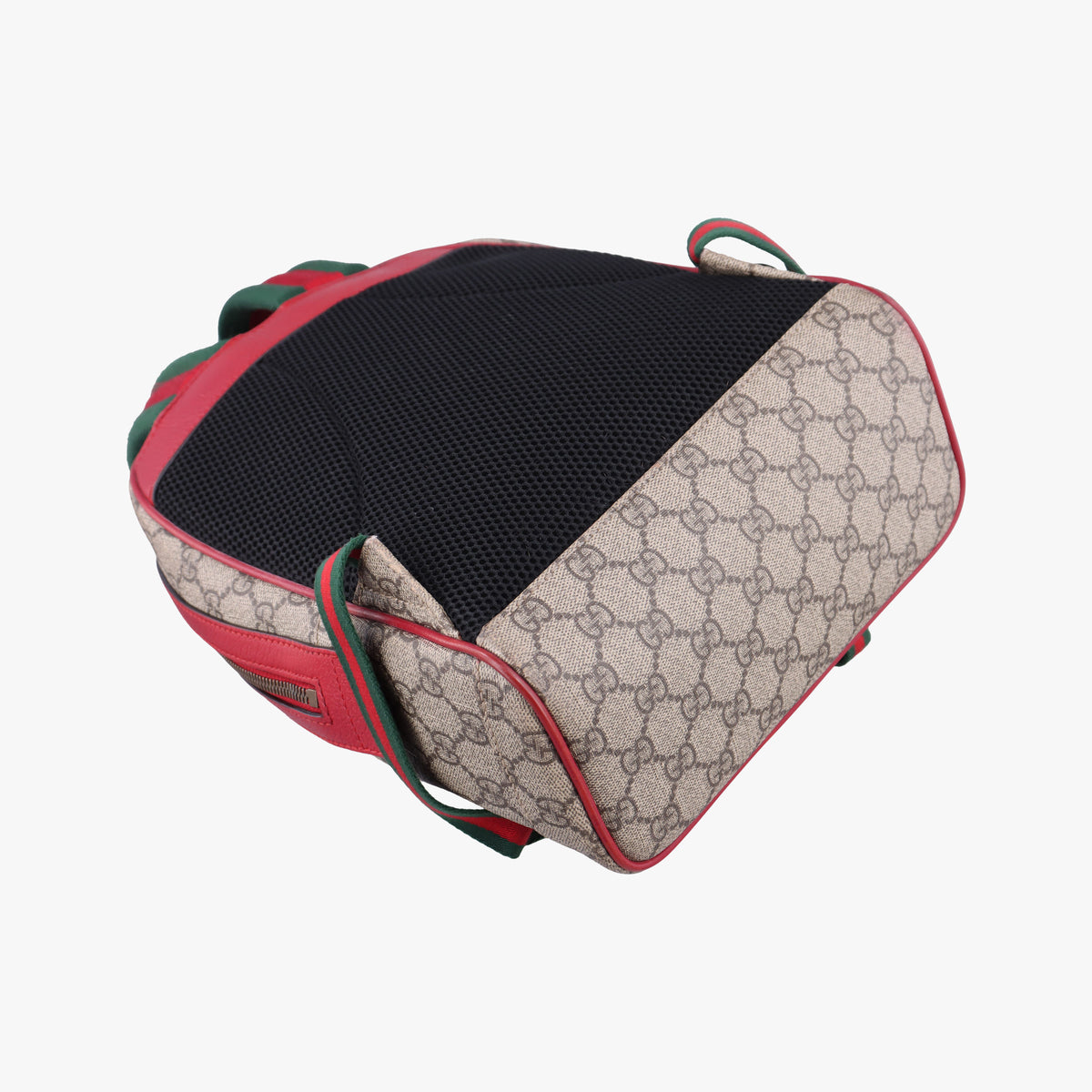 Pre-owned Gucci GG Supreme Bosco dog print beige×Multicolour PVC coated canvas×Leather 495621 backpack/rucksack | stylenewstar