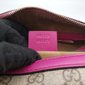 GG SUPREME beige×red×pink PVC coated canvas×Leather 409529 I019122646GGスプリーム ベージュ×レッド×ピンク PVCコーティングキャンバス×レザー 409529 I019122646