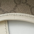 Pre-owned Gucci New Jackie Brown×White PVC coated canvas×Leather 203494 handbag | stylenewstar