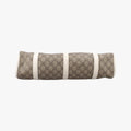 Pre-owned Gucci New Jackie Brown×White PVC coated canvas×Leather 203494 handbag | stylenewstar
