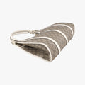 Pre-owned Gucci New Jackie Brown×White PVC coated canvas×Leather 203494 handbag | stylenewstar