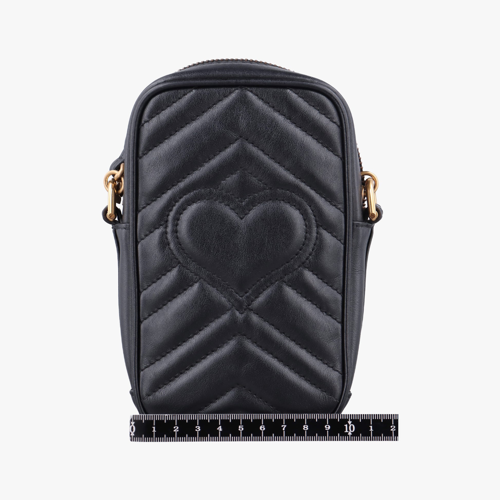 GG Marmont Black Leather 598597 GGマーモント ブラック レザー 598597 