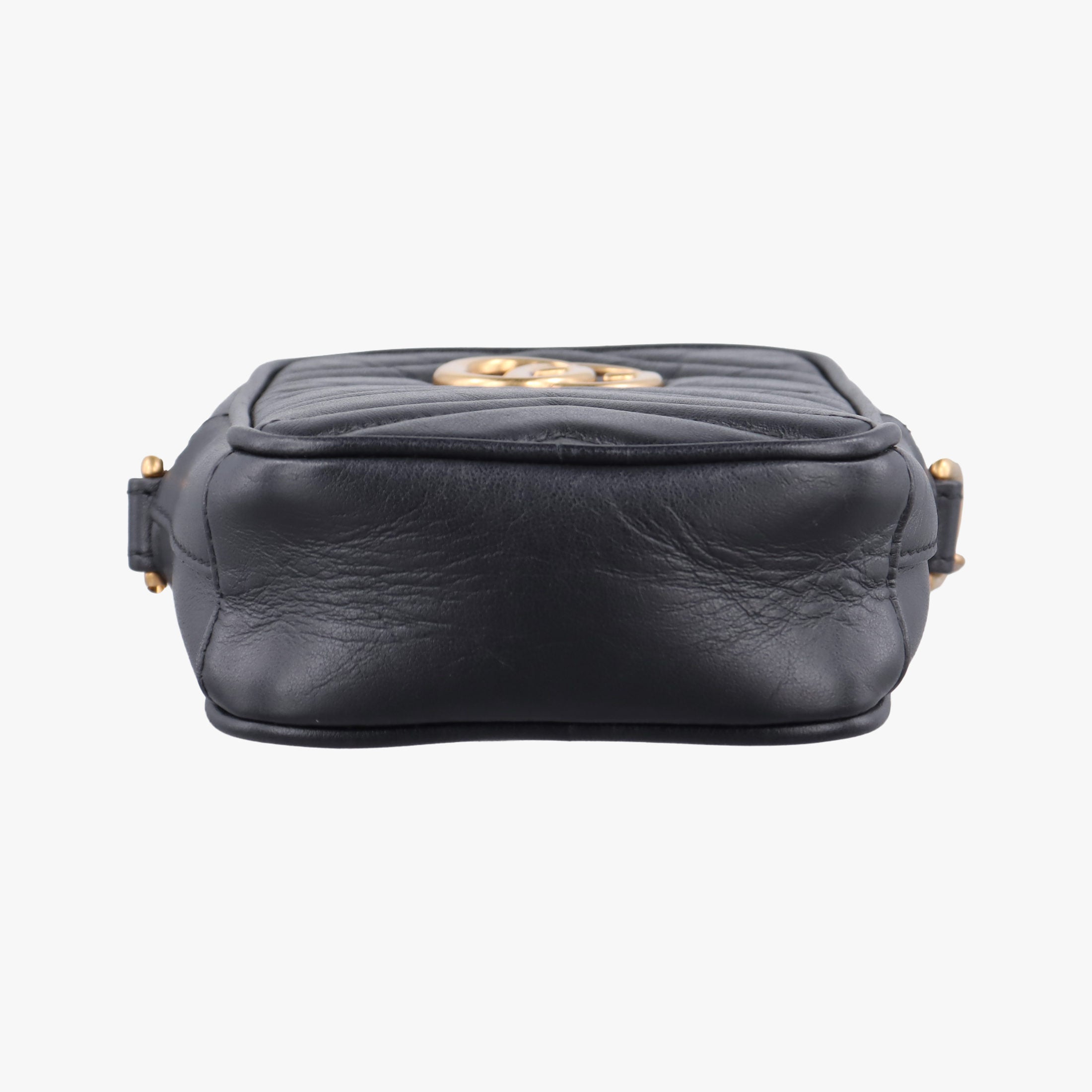 GG Marmont Black Leather 598597 GGマーモント ブラック レザー 598597 