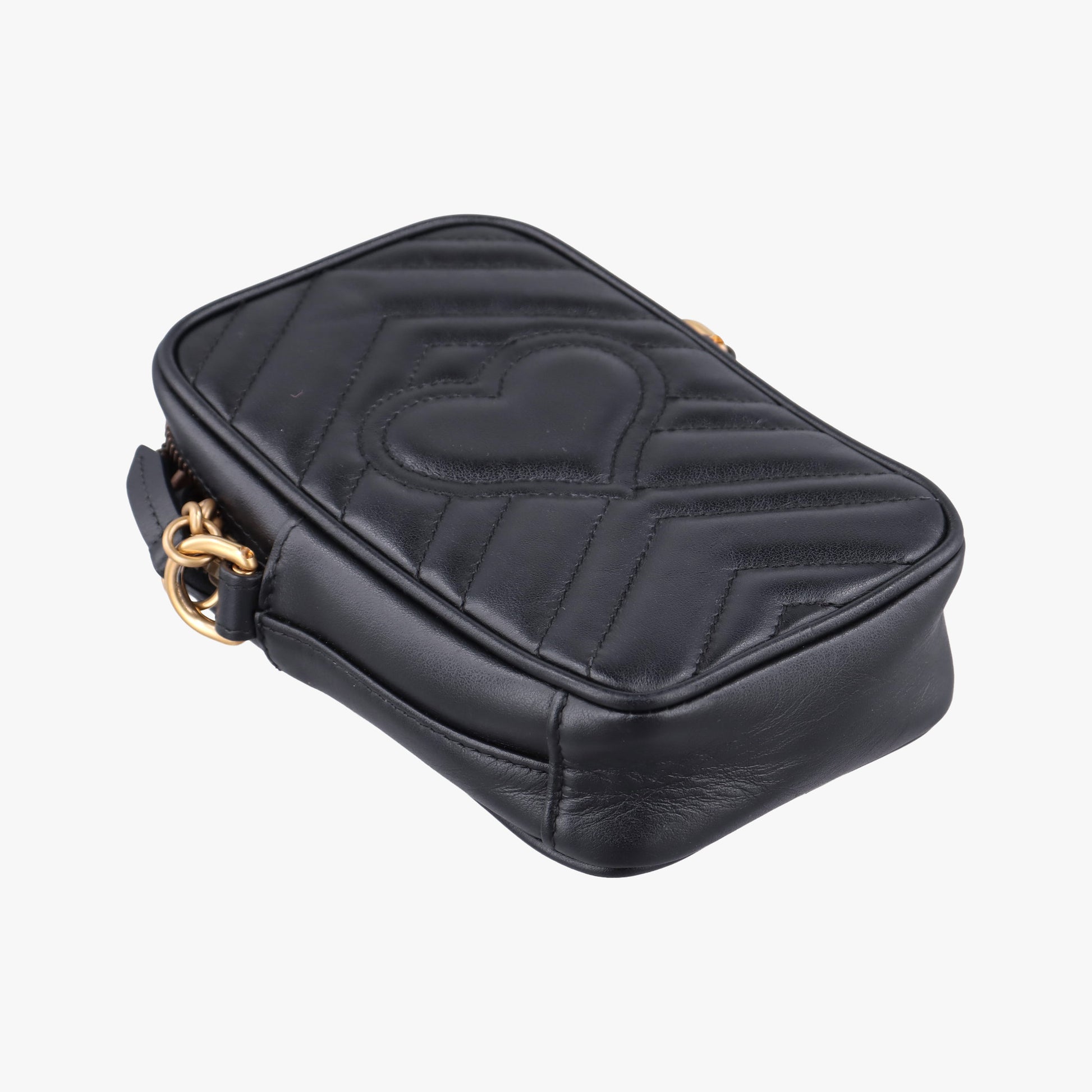 GG Marmont Black Leather 598597 GGマーモント ブラック レザー 598597 
