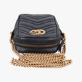 GG Marmont Black Leather 598597 GGマーモント ブラック レザー 598597 