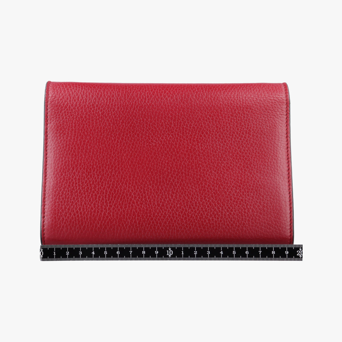 Pre-owned Gucci GG Marmont Red Leather 401232 shoulderbag | stylenewstar