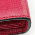 Pre-owned Gucci GG Marmont Red Leather 401232 shoulderbag | stylenewstar