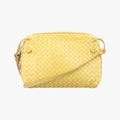 NODINI Intrecciato Yellow lambskin B01544145Jノディーニ イントレチャート イエロー ラムスキン B01544145J