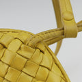NODINI Intrecciato Yellow lambskin B01544145Jノディーニ イントレチャート イエロー ラムスキン B01544145J