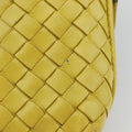 NODINI Intrecciato Yellow lambskin B01544145Jノディーニ イントレチャート イエロー ラムスキン B01544145J