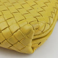 NODINI Intrecciato Yellow lambskin B01544145Jノディーニ イントレチャート イエロー ラムスキン B01544145J