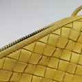 NODINI Intrecciato Yellow lambskin B01544145Jノディーニ イントレチャート イエロー ラムスキン B01544145J