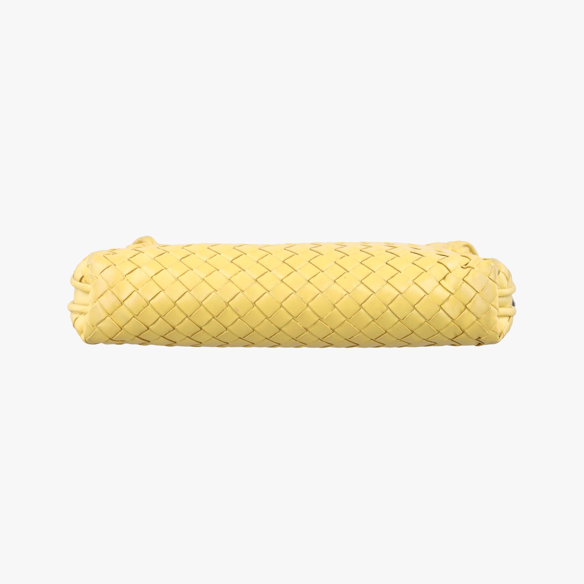 NODINI Intrecciato Yellow lambskin B01544145Jノディーニ イントレチャート イエロー ラムスキン B01544145J