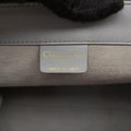 Book Tote Bag Grey leather 62-MA-0210 IC Chipブックトート バッグ グレー レザー 62-MA-0210 ICチップ