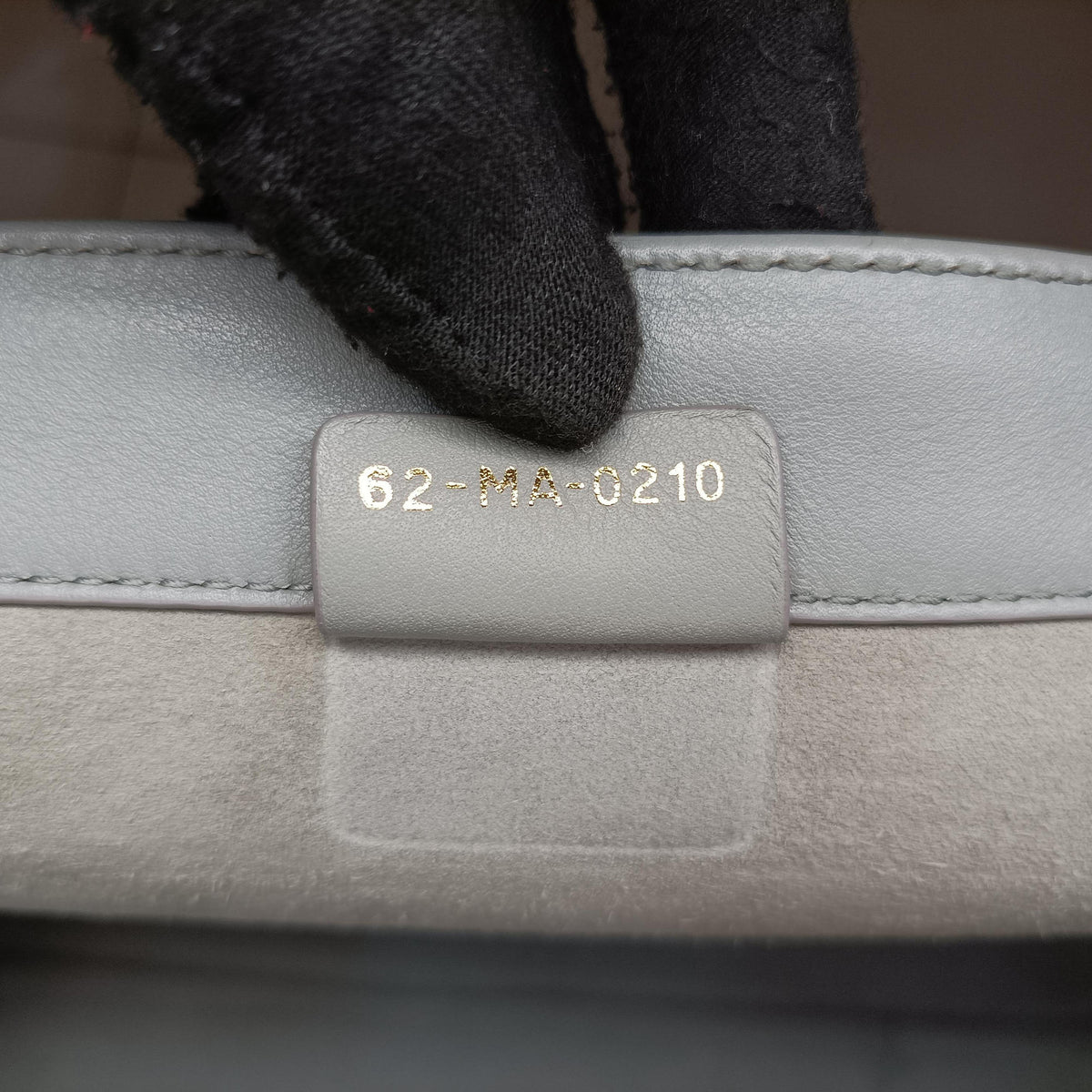 Book Tote Bag Grey leather 62-MA-0210 IC Chipブックトート バッグ グレー レザー 62-MA-0210 ICチップ