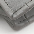 Book Tote Bag Grey leather 62-MA-0210 IC Chipブックトート バッグ グレー レザー 62-MA-0210 ICチップ
