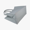 Book Tote Bag Grey leather 62-MA-0210 IC Chipブックトート バッグ グレー レザー 62-MA-0210 ICチップ