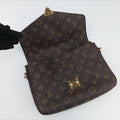 Pre-owned Louis Vuitton Pochette Metis MM Brown Monogram Canvas M44875 shoulderbag | stylenewstar