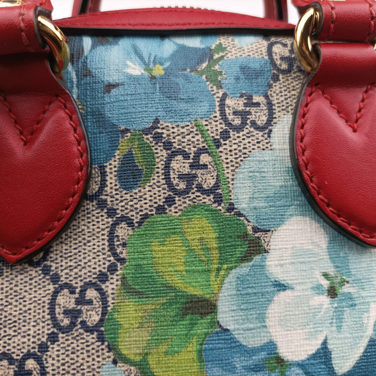 Pre-owned Gucci GG Blooms beige×multicolor PVC coated canvas×Leather 546312 shoulderbag | stylenewstar