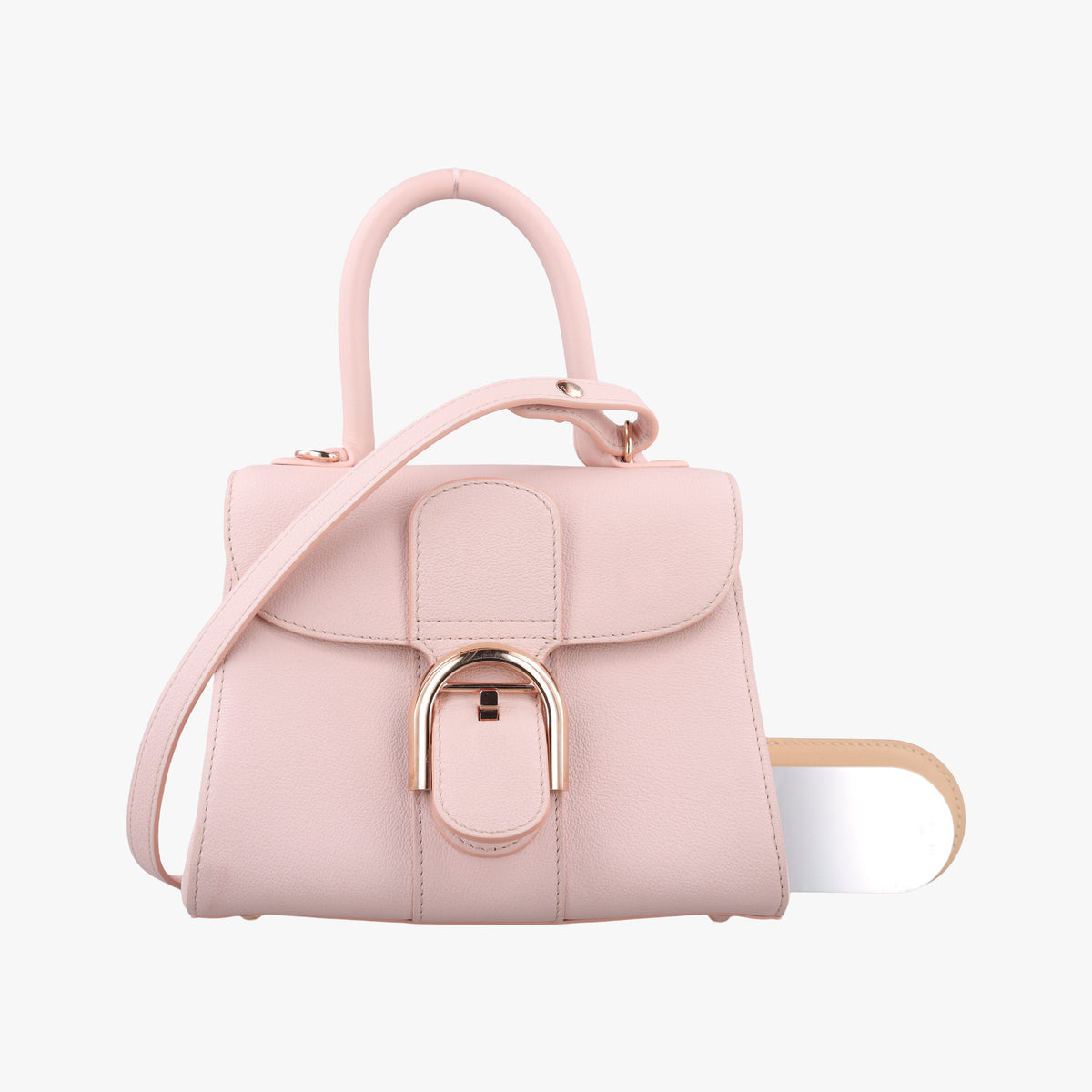 Pre-owned Delvaux Brillant Pink Leather  shoulderbag | stylenewstar