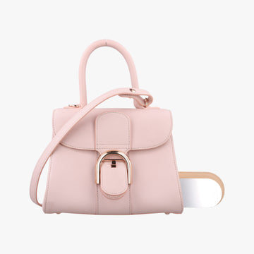 Pre-owned Delvaux Brillant Pink Leather  shoulderbag | stylenewstar