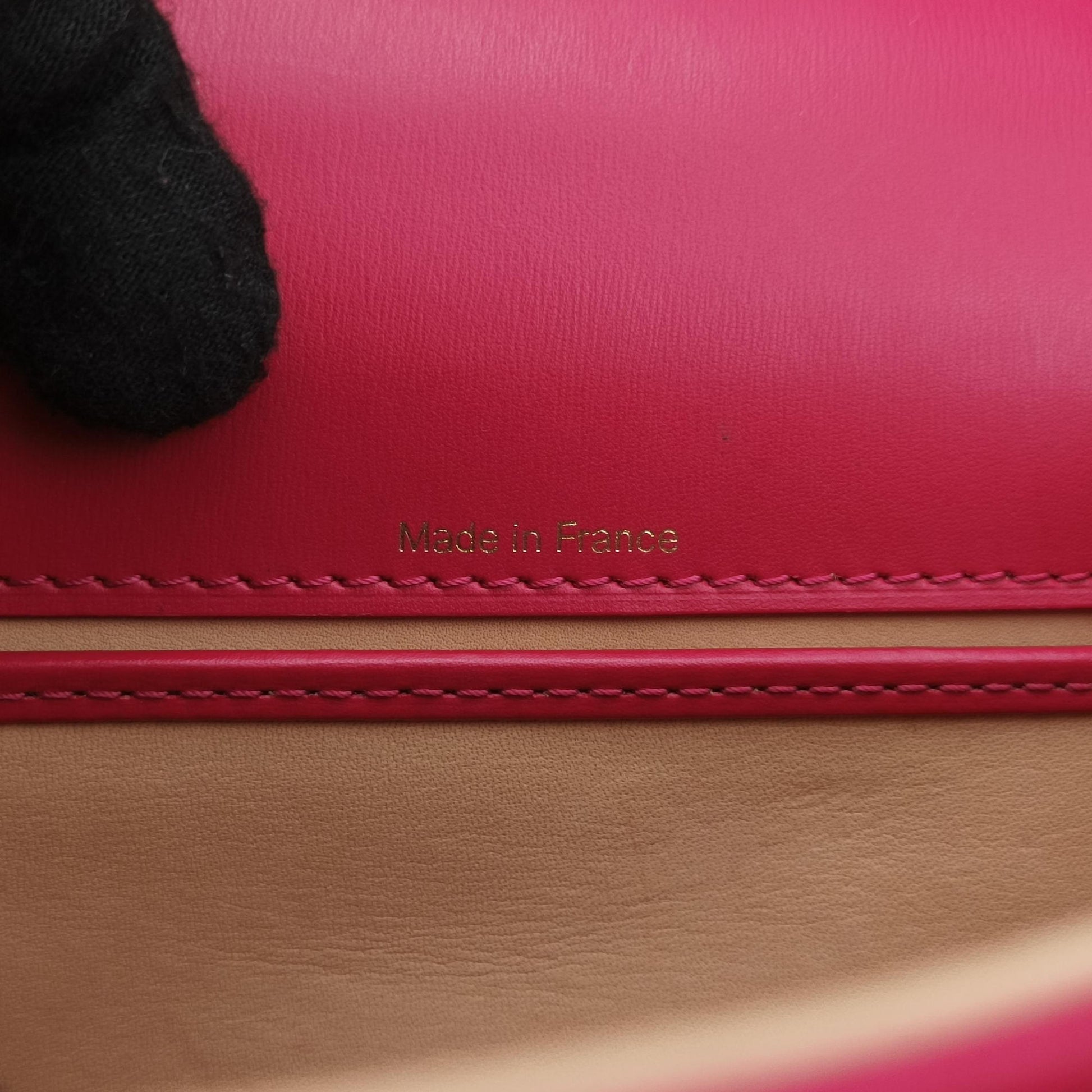 Brillant Mini Rose leather Lot number unknownブリヨン ミニ ローズ レッド レザー 製番不明