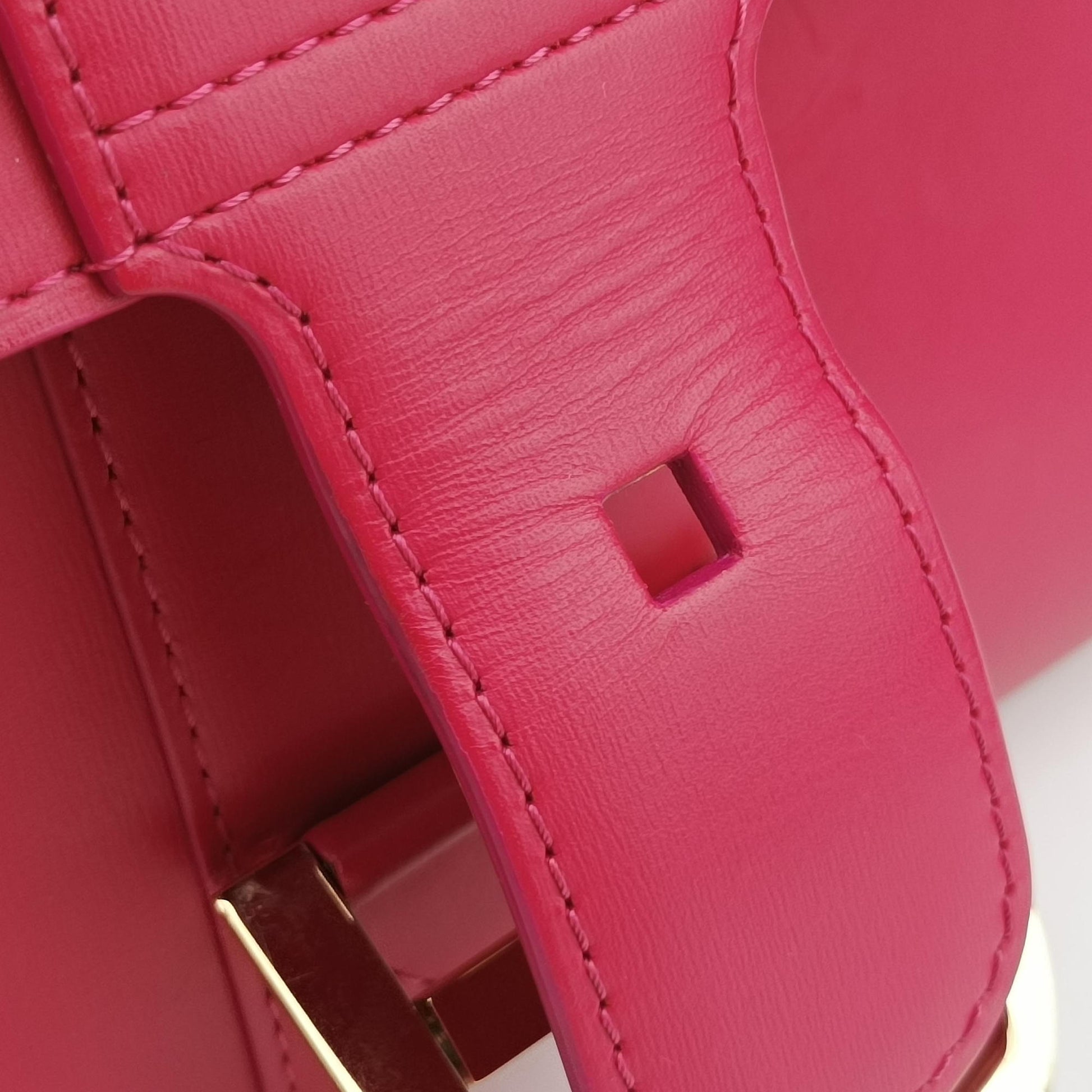 Brillant Mini Rose leather Lot number unknownブリヨン ミニ ローズ レッド レザー 製番不明