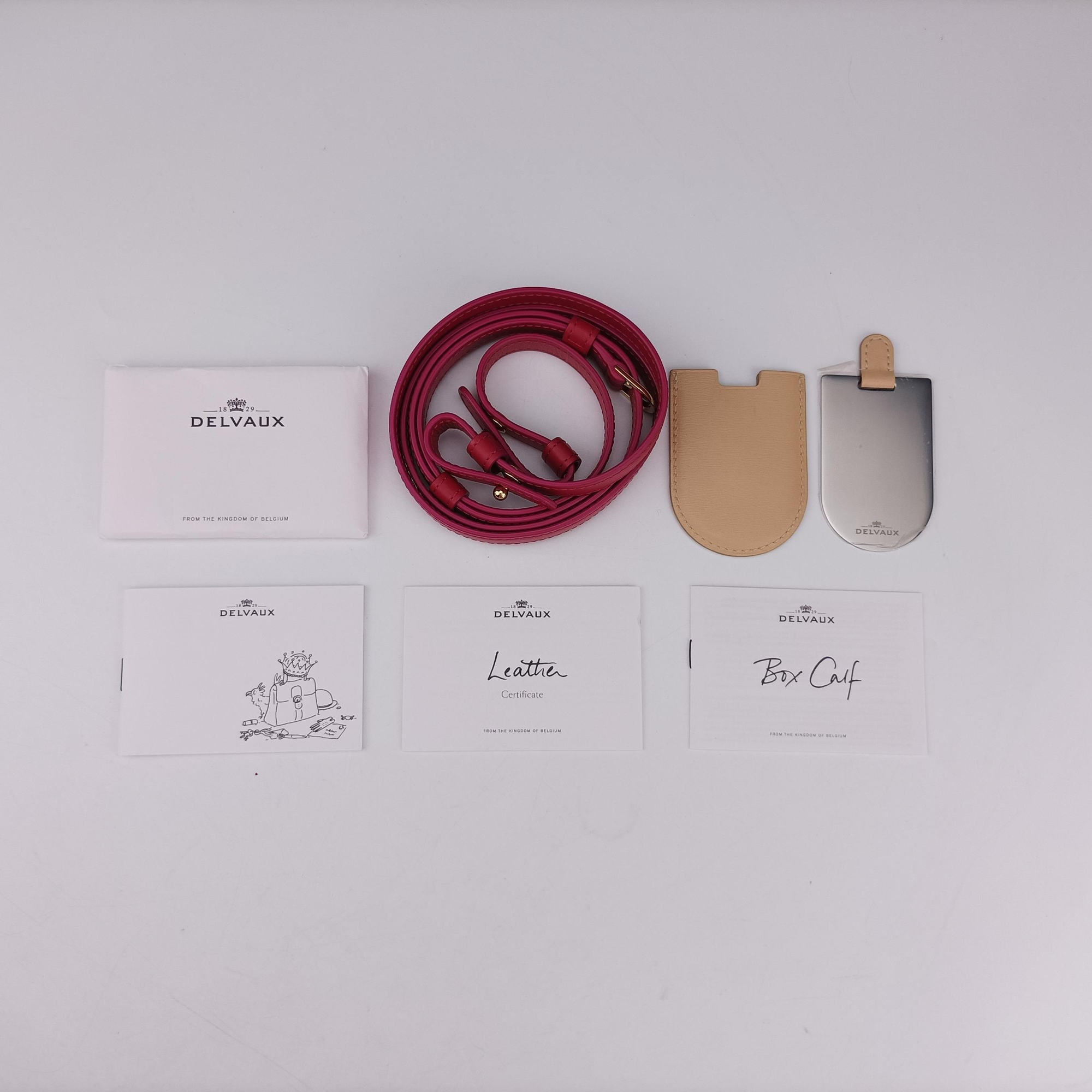 Brillant Mini Rose leather Lot number unknownブリヨン ミニ ローズ レッド レザー 製番不明