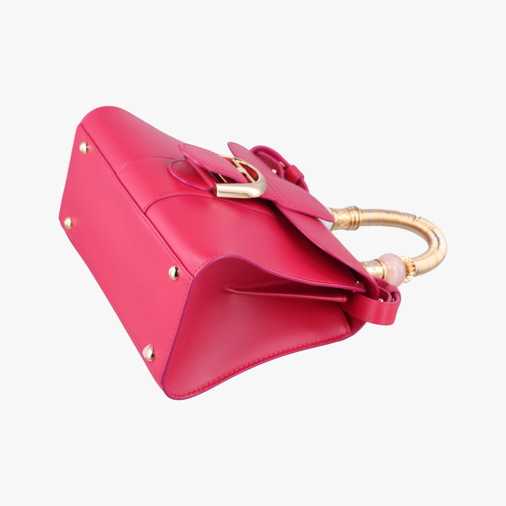 Brillant Mini Rose leather Lot number unknownブリヨン ミニ ローズ レッド レザー 製番不明