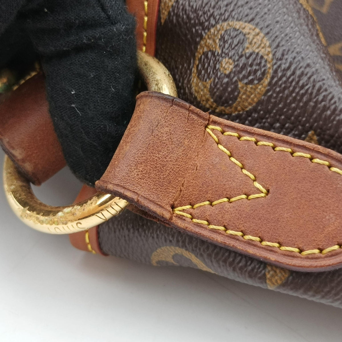 Secondhand Louis Vuitton Delightful PM Brown Monogram Canvas M50154 shoulderbag | stylenewstar