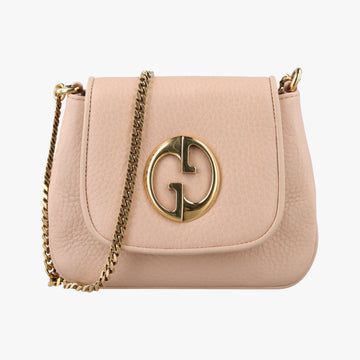 1973 Double G Golden-pink Leather 251821 A82552711973 ダブルG ゴールドピンク レザー 251821 A8255271