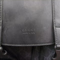 GG Supreme Black x Gray PVC coated canvas×leather 495563 C028223256GGスプリーム ブラック×グレー PVCコーティングキャンバス×レザー 495563 C028223256