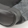 GG Supreme Black x Gray PVC coated canvas×leather 495563 C028223256GGスプリーム ブラック×グレー PVCコーティングキャンバス×レザー 495563 C028223256