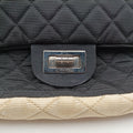 Secondhand Chanel Matelasse 2.55 Black × Beige Fabric A46019 shoulderbag | stylenewstar