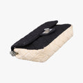 Secondhand Chanel Matelasse 2.55 Black × Beige Fabric A46019 shoulderbag | stylenewstar
