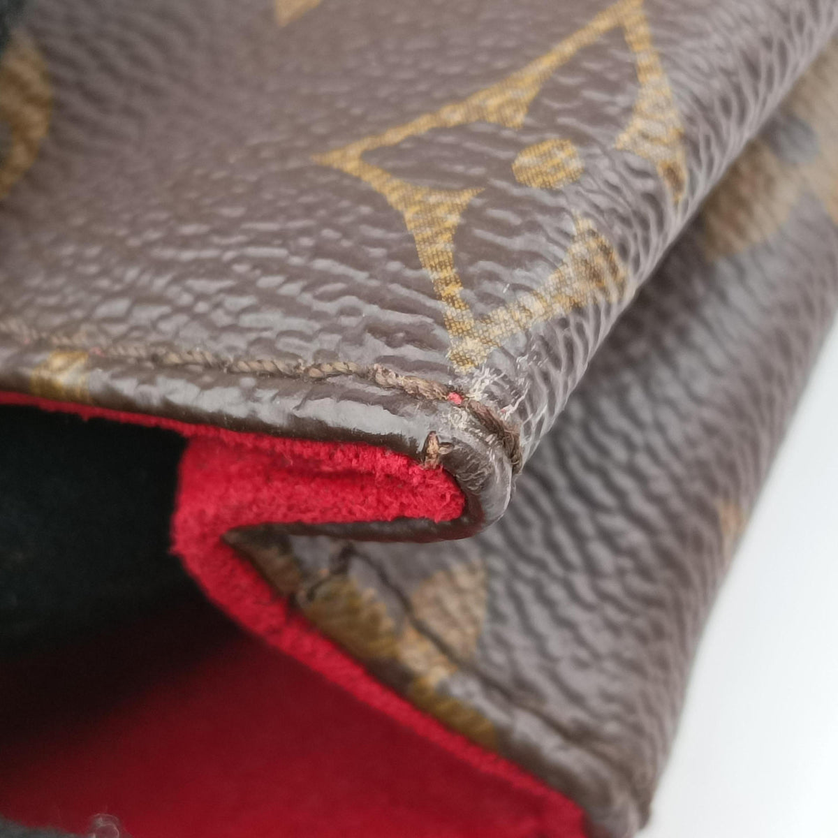 SAINT MICHEL Brown×COQUELICOT Monogram Canvas×epi M44031 CA3117サンミシェル モノグラム/ブラウン×コクリコ モノグラムキャンバス×エピ M44031 CA3117
