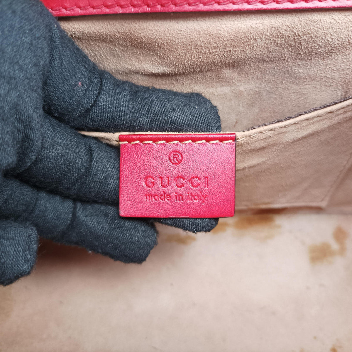 Pre-owned Gucci Sylvie Red Leather 470270 shoulderbag | stylenewstar