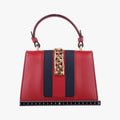Pre-owned Gucci Sylvie Red Leather 470270 shoulderbag | stylenewstar
