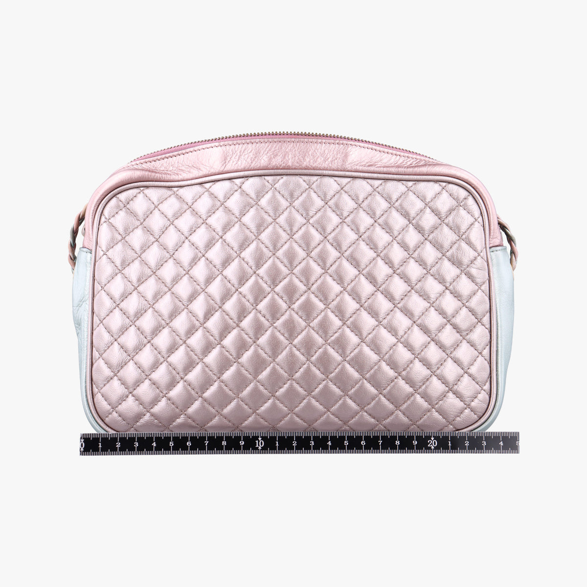 Pre-owned Gucci Trapuntata Camera Zumi pink×green×multi Leather 541061 shoulderbag | stylenewstar