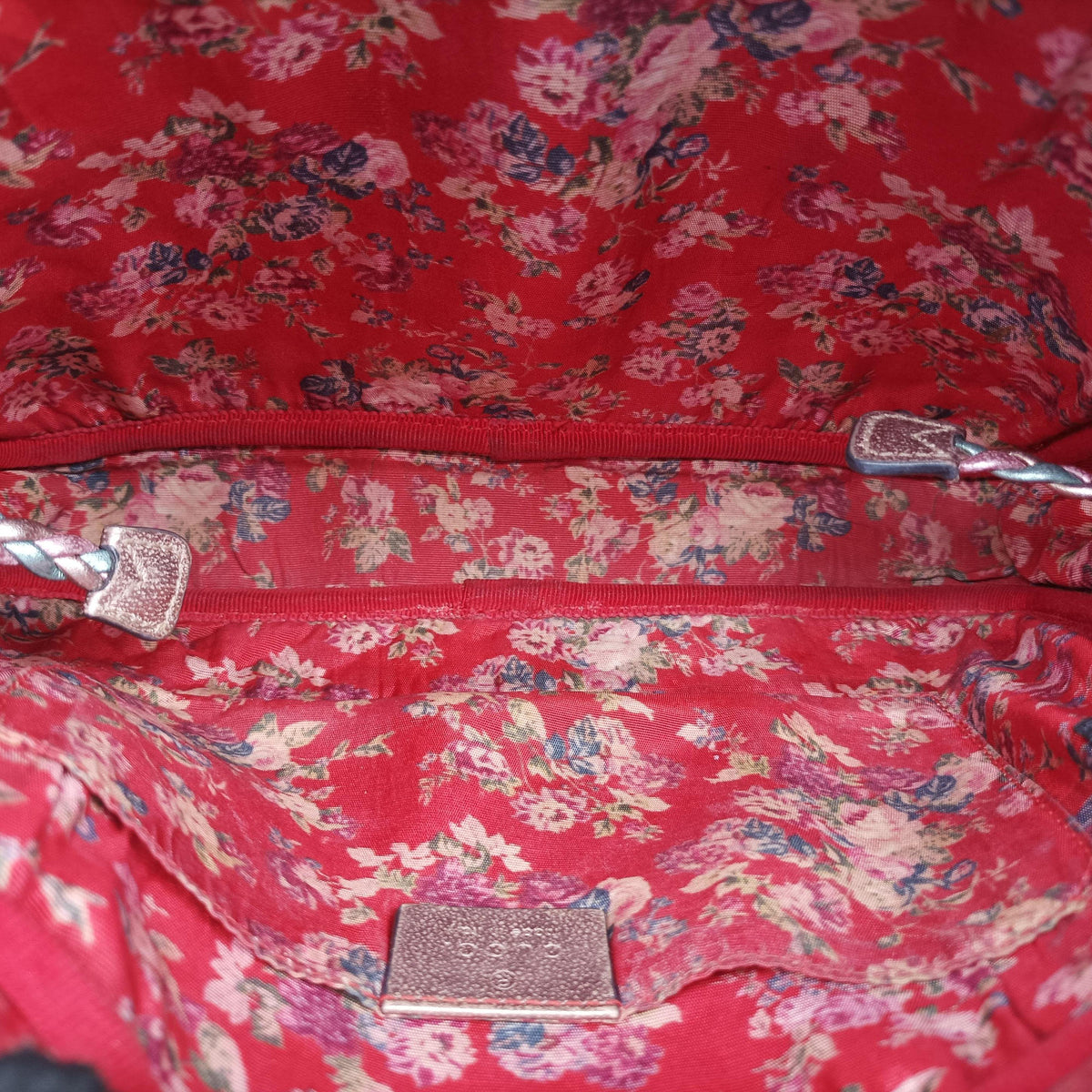 Pre-owned Gucci Trapuntata Camera Zumi pink×green×multi Leather 541061 shoulderbag | stylenewstar