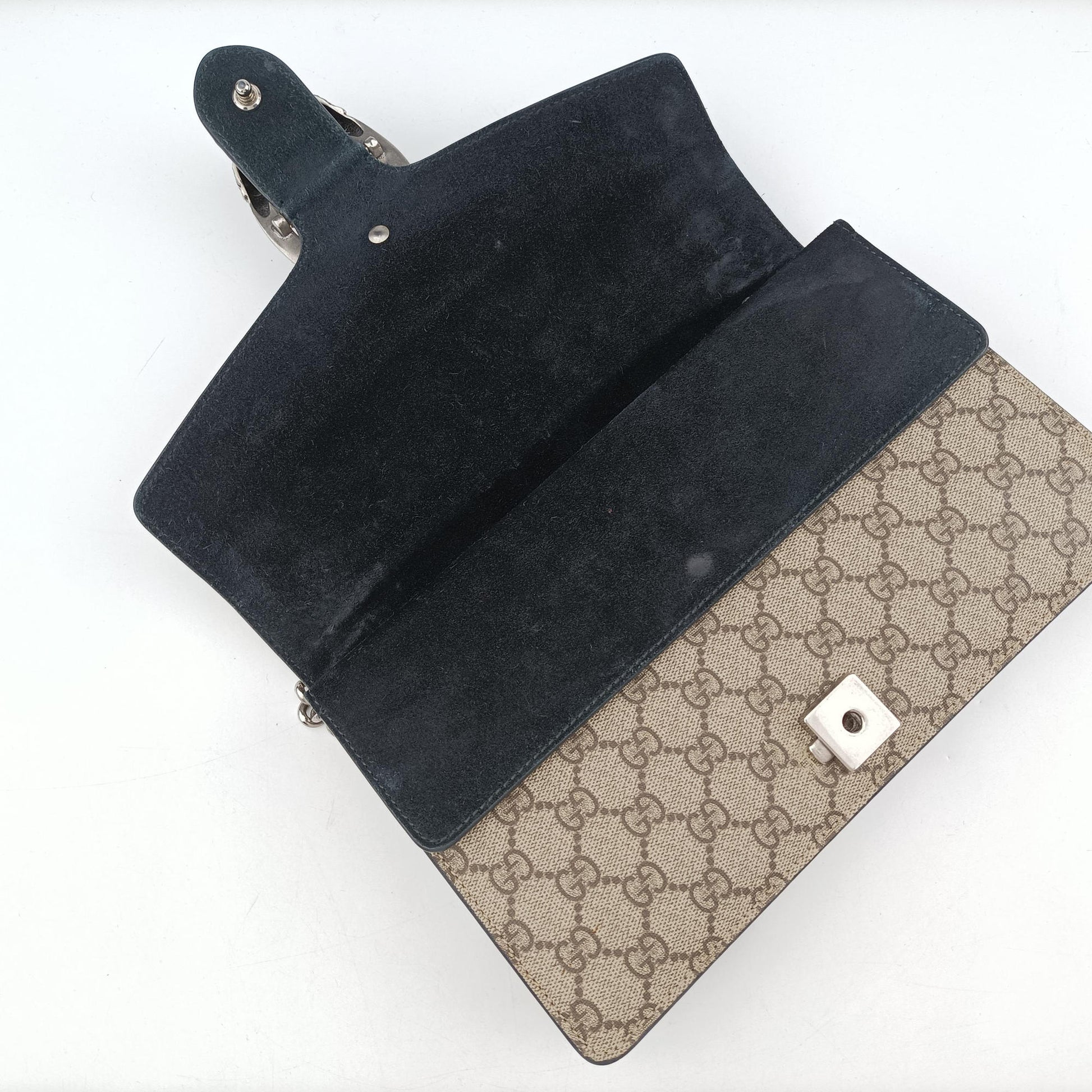 Dionysus beige×black PVC coated canvas × suede 400249 I025131437ディオニュソス ベージュ×ブラック PVCコーティングキャンバス × スエード 400249 I025131437