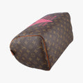 Pre-owned Louis Vuitton Speedy 30 Grenade V brown×pink Monogram Canvas M41533 handbag | stylenewstar
