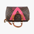 Pre-owned Louis Vuitton Speedy 30 Grenade V brown×pink Monogram Canvas M41533 handbag | stylenewstar