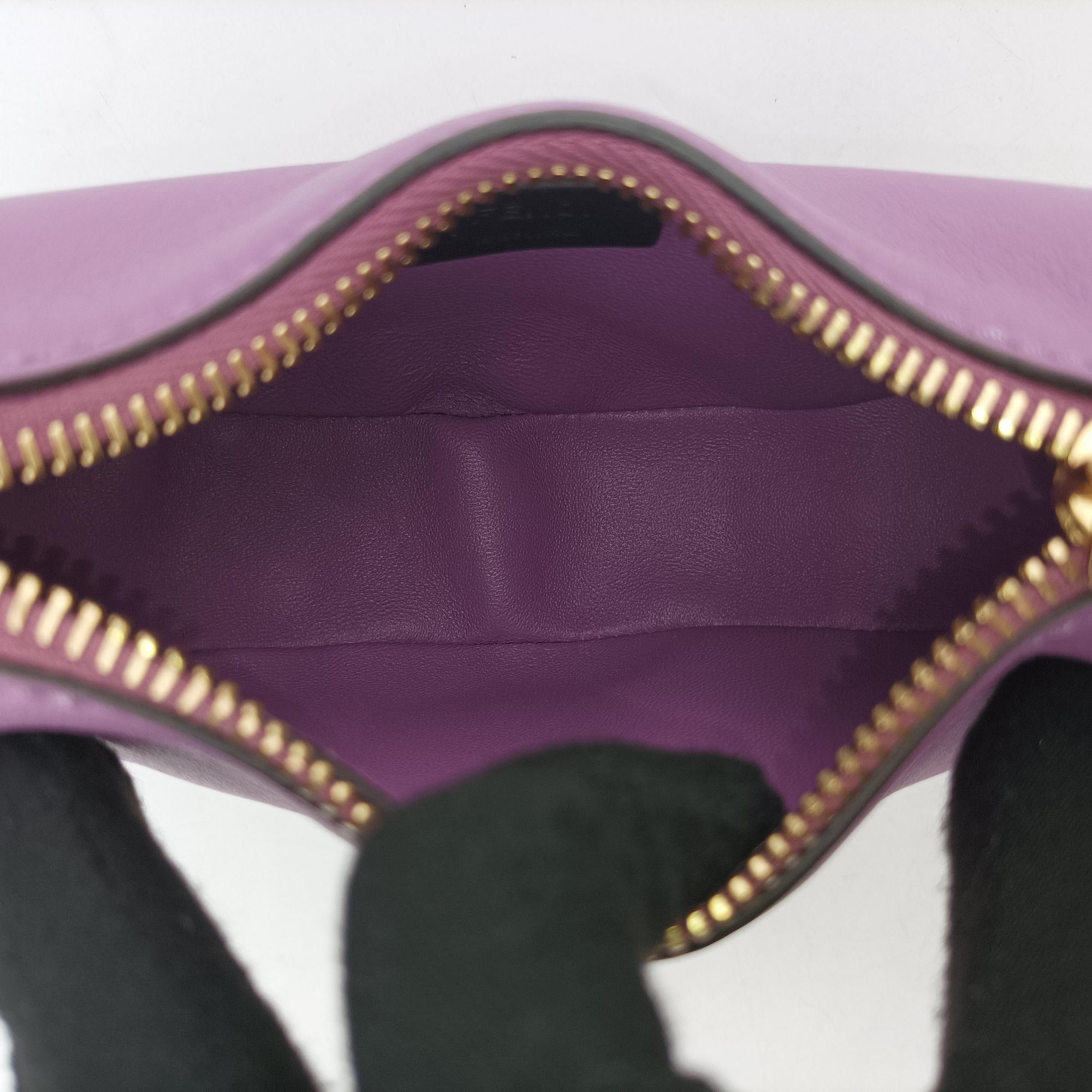 Nano Fendigraphy Purple Leather 7AS089 7AS089 AKKT 229 4927ナノ フェンディグラフィー パープル レザー 7AS089 7AS089 AKKT 229 4927
